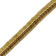 Perles hématites disque 6mm Doré