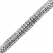 Perles hématites disque 6mm Argente