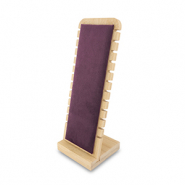 Présentoir bijoux pour bracelets Natural-violet aubergine