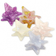 Accessoires cheveux pinces à cheveux étoile Mélange violet-rose