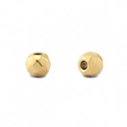 Perles en acier inox 6mm Doré
