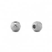 Perles en acier inox 6mm Argenté