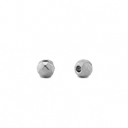 Perles en acier inox 3mm Argenté
