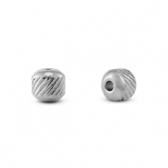 Perles en acier inox 6mm Argenté
