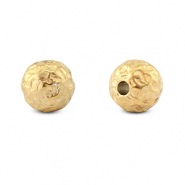 Perles en acier inox 8mm Doré