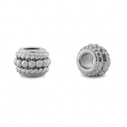 Perles en acier inox rondelles Argenté