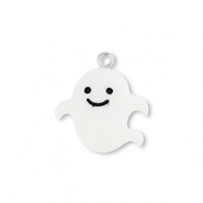 Pendentifs en résine fantôme Blanc-noir