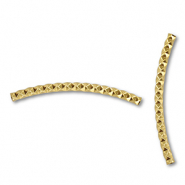 Perles en acier Inox tube Doré