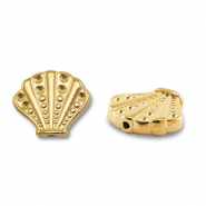 Perles en acier Inox coquille Doré