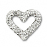 Perles bohème coeur Argenté