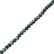 Perles à facettes 8x6mm disque Heishi Vert fonce