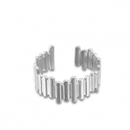 Bagues en acier Inox Argenté
