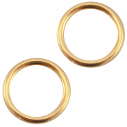Anneau fermé en métal DQ 13.5mm Doré (sans nickel)
