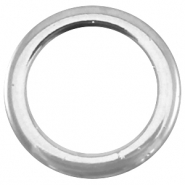 Anneau fermé en métal DQ 18mm Argenté antique (sans nickel)