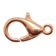 Appr&ecirc;ts en m&eacute;tal DQ fermoir mousqueton 15mm Dor&eacute; ros&eacute; (sans nickel)