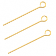 Clou à tête ronde en métal DQ 25mm Doré (sans nickel)