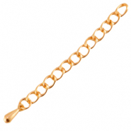 Chaînette d'extension en métal DQ Doré rosé (sans nickel)
