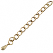 Chaînette d'extension en métal DQ bronze antique (sans nickel)
