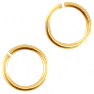 Apprêts en métal DQ anneau brisé 5.5mm Doré (sans nickel)