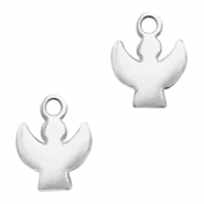 Breloques en m&eacute;tal DQ ange Argent&eacute; antique (sans nickel)