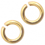 Apprêts en métal DQ anneau brisé 3mm Doré (sans nickel)
