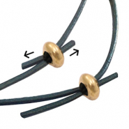 Perles d'arrêt en métal DQ 8x4mm Bronze antique (sans nickel)