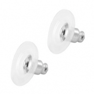 Apprêts en métal DQ papillons boucles Argenté antique (sans nickel)