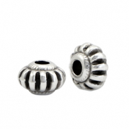 Perles en m&eacute;tal DQ d&eacute;co Argent&eacute; antique (sans nickel)