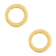 Apprêts en métal DQ anneau 6mm Doré (sans nickel)