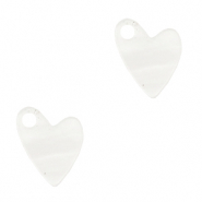 Breloques Plexx coeur Blanc
