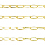 Appr&ecirc;ts en m&eacute;tal DQ cha&icirc;ne maille jaseron for&ccedil;at Dor&eacute; (sans nickel)