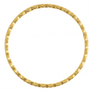 Apprêts en métal DQ anneau fermé 45mm Doré (sans nickel)
