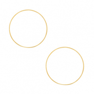 Apprêts en métal DQ anneau fermé 10mm Doré (sans nickel)