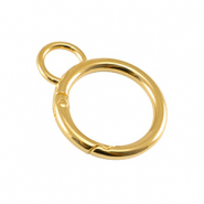 Apprêts en métal DQ porte-clés 24mm avec anneau Doré (sans nickel)