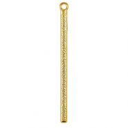 Breloques en m&eacute;tal DQ barre Dor&eacute; (sans nickel)