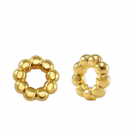 Perles en métal DQ spacer anneau Bali 9mm Doré (sans nickel)