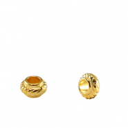 Perles en métal DQ spacer anneau Bali 6mm Doré (sans nickel)
