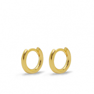 Apprêts en métal DQ boucles d'oreilles créoles 11mm Doré (sans nickel)