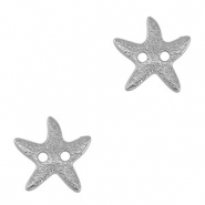 Breloques en métal DQ connecteur étoile Argenté antique (sans nickel)