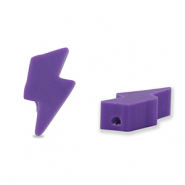 Perles en polymère foudre Violet