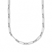 Colliers en acier Inox chaîne maille Argenté