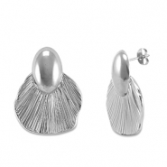 Boucles d'oreilles / puces d’oreilles en acier Inox Argenté