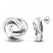 Boucles d'oreilles / puces d’oreilles en acier Inox Argenté