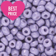 Perles de rocailles 8/0 (3mm) Lilas iris oriental