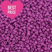 Perles de rocailles 12/0 (2mm) Violet prune d'été