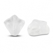 Perles tchèques lily flower 9x8mm Transparent