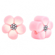 Perles en polymère fleur Rose