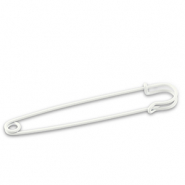 Apprêts en métal épingle décorative Blanc