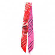 Bandana foulard avec étoile Rouge-fuchsia