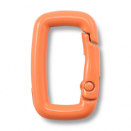 Apprêts colorés porte-clés rectangle Orange